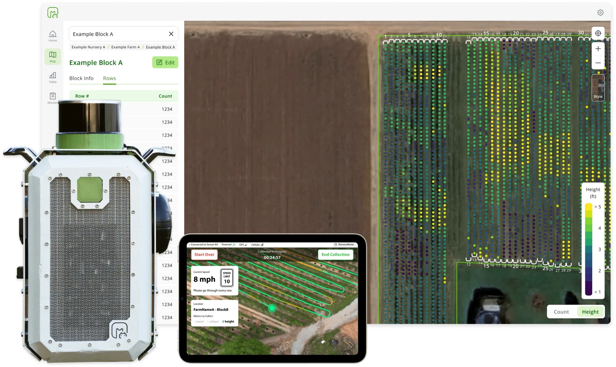 The moss kit and software working together